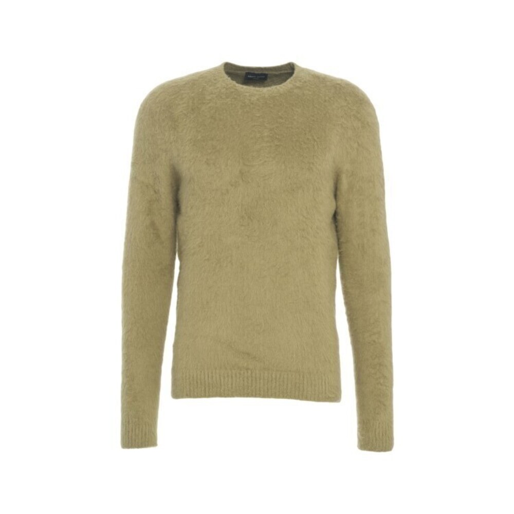 Roberto Collina Brushed Knit Sweater With Classic Crew Neck - NWT